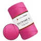 Пряжа Hobby Trend Macrame XL, рожева №082, поліефірний шнур для макраме 3 мм, 250 г/130 м, для в'язання сумок, кошиків та декору - зображення 1