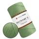 Пряжа Hobby Trend Macrame XL, світло-зелений №171, поліефірний шнур для макраме 3 мм, 250 г/130 м, для в'язання сумок, кошиків та декору - зображення 1