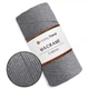 Пряжа Hobby Trend Macrame Cotton, Серый №064, хлопковый шнур макраме 2мм, 250 г/240 м, для вязания сумок и декора, Макраме Коттон - изображение 1
