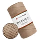 Пряжа Hobby Trend Macrame XL, Карамель №032, поліефірний шнур для макраме 3 мм, 250 г/130 м, для в'язання сумок, кошиків та декору - зображення 1