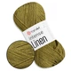 YarnArt Intense Linen Оливковый №4120 - летняя льняная пряжа, лен с лиоцелем, 50 г / 175 м, для летних топов и ажурных изделий - изображение 1