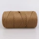Пряжа Hobby Trend Macrame XL, світло-коричнева №044, поліефірний шнур для макраме 3 мм, 250 г/130 м, для в'язання сумок, кошиків та декору - зображення 3