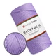 Пряжа Hobby Trend Macrame XL, Бузок №130, поліефірний шнур для макраме 3 мм, 250 г/130 м, для в'язання сумок, кошиків та декору - зображення 1