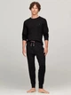 Пижама (лонгслив + штаны) мужская хлопковая Tommy Hilfiger 581456914 XL Черная (1159864193) - изображение 1