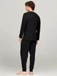 Пижама (лонгслив + штаны) мужская хлопковая Tommy Hilfiger 581456914 XL Черная (1159864193) - изображение 2