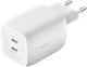 Зарядний пристрій Belkin 65W PD PPS Dual USB-C GaN (WCH013VFWH) - зображення 2