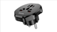 Адаптер Hoco AC6 Unimpeded Universal Conversion Plug EU Plug - US Plug Black - изображение 3