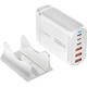 Сетевое зарядное устройство для Gelius Force GaN GP-HC063 3USB / 3Type-C 100W, White - изображение 4