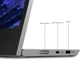 Портативний монітор 15.6" Lenovo L15 Full HD IPS 60 Гц (102389101) - Уцінка - зображення 7