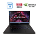 Ігровий ноутбук Б-клас MSI GS66 Stealth 11UH / 15.6" (1920x1080) IPS / Intel Core i9-11900H (8 (16) ядер по 2.5 - 4.9 GHz) / 16 GB DDR4 / 512 GB SSD / nVidia GeForce RTX 3080, 16 GB GDDR6, 256-bit / WebCam б/в - зображення 1