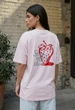 Жіноча Футболка Оверсайз Стаф Рожева Базова Staff Strawberry Oversize M (395554) - зображення 1