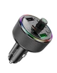 FM-трансмітер модулятор Hoco E82 Guerrero (PD30W+QC3.0 LED) до машини - изображение 5