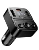 FM-трансмітер Hoco E87 Delta 35W(1A1C) car BT FM transmitter Black - изображение 9