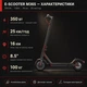 Электросамокат E-Scooter м365 350 Вт 8.5 2026 года чёрный скорость до 25 км ч лёгкий 12 кг складной городской самокат електрический для подростка для взрослого до 100 кг электро для ребёнка от 8 лет с регулируемой высотой руля електрические самокаты - изображение 6