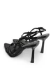 Босоніжки жіночі на підборах Meideli 8104/Black/Ecoleather/H8833-85/B 36 Чорний - изображение 4