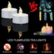 Беспламные светодиодные чайные свечи Tealight Candle - изображение 4