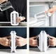 Портативна силіконова форма для льоду пляшка складана 2 в 1 ICE CUBE TRAY на 17 кульок - изображение 4