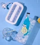Портативна силіконова форма для льоду пляшка складана 2 в 1 ICE CUBE TRAY на 17 кульок - изображение 8