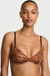 Бюстгальтер push-up Victoria's Secret 85B Леопардовий принт (148360) - зображення 1