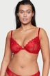 Бюстгальтер с мягкой чашкой Victoria's Secret 70C Красный (148099) - изображение 1