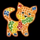 Набор для стеклянной мозаики Mosaaro Котик (MA7006) - изображение 4