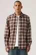 Мужская фланелевая рубашка Levi's 54(2XL) Принт клетка (148460) - изображение 1