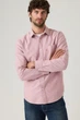Мужская рубашка в клетку Levi's 52(XL) Розовый (148467) - изображение 1