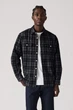 Мужская рубашка в клетку Levi's 52(XL) Чёрный-клетка (148479) - изображение 6