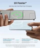Магнітний повербанк Anker Nano Qi2 15W Ultra-Slim 5000mAh MagSafe Battery Ultra-Fast для iPhone 17-12 Series / iPhone Air - Blue - зображення 4