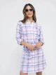 Платье-рубашка короткое летнее женское U.S. Polo Assn 216438-NA00A S Розовое (786662313275) - изображение 3