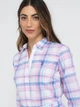 Платье-рубашка короткое летнее женское U.S. Polo Assn 216438-NA00A S Розовое (786662313275) - изображение 6