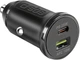 Автомобільний зарядний пристрій SBS 25W USB-A USB-C Power Delivery Black (TECRPD25W) - зображення 1