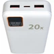 Повербанк 20000 mAh 22.5W зі швидкою зарядкою PD/QC Remzona Extrinity 20X для телефона apple айфона samsung універсальний повер банк 20 000 потужний портативний пауербанк для iphone самсунг роутера планшета смартфона павербанк білий з Type-C + кабель - зображення 11