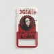 Шнурок на шею с бейджем для карт и пропусков Jigsaw «Пила: Я хочу сыграть в игру» с карабином и ремешком 45 см Красно-белый - изображение 5