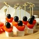 Шпажки бамбуковые Узелок 9 см 4HoReCa – декоративные шпажки для канапе, закусок, фуршета и сервировки 100 шт - изображение 3