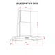 Витяжка декоративна зі склом PERFELLI GRASSI 6PWX INOX - изображение 12