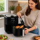 Мультипечь аэрофритюрница Pova 5.5L 1500W с функцией аэрогриля для приготовления без масла - изображение 3