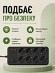 Удлинитель сетевой фильтр 2 м на 8 розеток + 4USB + 2Type-C F184PD Черный - изображение 5