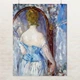 Постер Перед дзеркалом, Едуар Мане, Édouard Manet, Before the Mirror, A3 40×30 см (id6668) - зображення 1