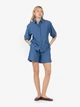 Сорочка жіноча синя 100% бавовна Arber Shirt W3 SS26 W-BL145 48 блакитний (W04.01.23.624) - зображення 2