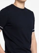 Футболка чоловіча темно-синя 100% бавовна Arber Crew-neck SS120 XL зріст 5 темно-синій (M09.33.09.622) - изображение 5