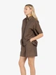 Сорочка жіноча коричнева 100% бавовна Arber Shirt W3 SS26 W-BL145 48 коричневий (W04.02.38.621) - зображення 3