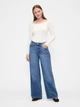 Лонгслів довгий жіночий Gap 916654044 XL Молочний (1159860843) - зображення 3