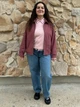 Рубашка женская Uniqlo 850571559 M Розовая (1159863607) - изображение 9