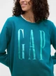 Свитшот на флисе женский GAP 52932063 M Бирюзовый (1159864225) - изображение 3