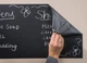 Самоклеящаяся пленка для рисования мелом Black Board Sticker 45 х 30 см Черная - изображение 4