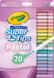 Набор фломастеров Supertips (washable) пастельные цвета, 20 шт CRAYOLA Art.58-7517 - изображение 1