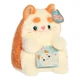 Игрушка мягконабивная Кот Чеддер бело-рыжий, 20 см AURORA Art.230396G - зображення 4
