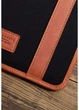 Чехол для ноутбука из канваса и натуральной кожи Crazy Horse для MacBook Air 13–14, защитный, светло-коричневый 68652 - изображение 5