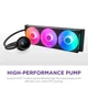 Система рідинного охолодження NZXT Kraken Plus 360 RGB V2 Black (RL-KR360-B2) - зображення 11